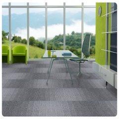 Pvc Bitumen Backed Carpet Tiles Nylon Polypropylene Removable Bottom Office Carpet