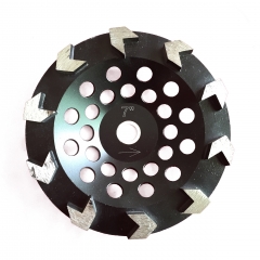 arrow-seg diamond cup wheel for concrete grinding