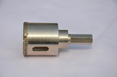 electroplating diamond hole saw for ceramic-hex shank