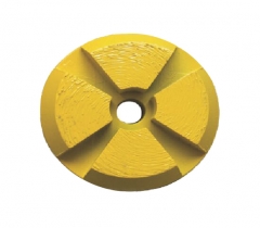 3" metal bond floor grinding plates (4 segments)