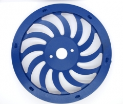 PCD cup wheel for concrete floor preparation