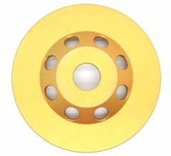 PCD cup wheel for concrete floor preparation