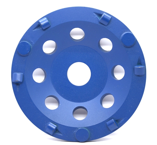 PCD cup wheel for concrete floor preparation