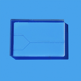 Y - type laminar glass chip