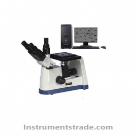 5XB-PC inverted three-eye metallurgical microscope