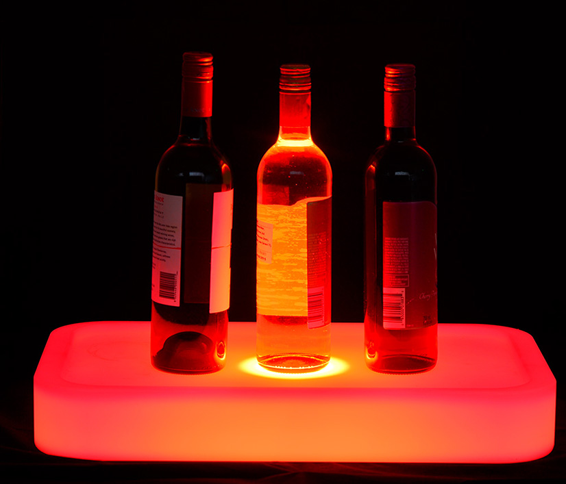 Jixi hot sale apporved FDA PE led display for wine