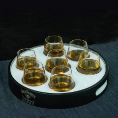 patented LED  tray with cup holder