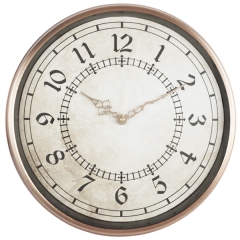 Metal wall clock