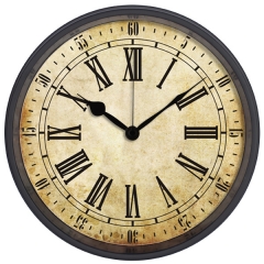 Metal wall clock