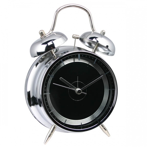 4" Metal Twin Bell Alarm Clock,Home & Office