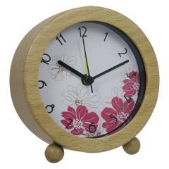 Wooden Table Alarm Clock