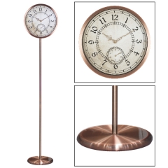 Iron floor standing clock