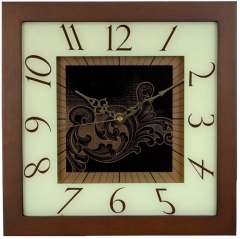 Wooden wall clock