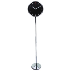 Aluminium floor standing clock