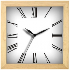 Wooden wall clock