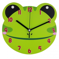 MDF animal design cartoon wall clock