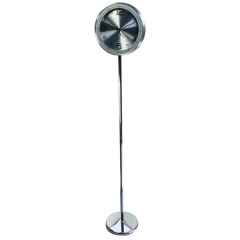 Aluminium floor standing clock