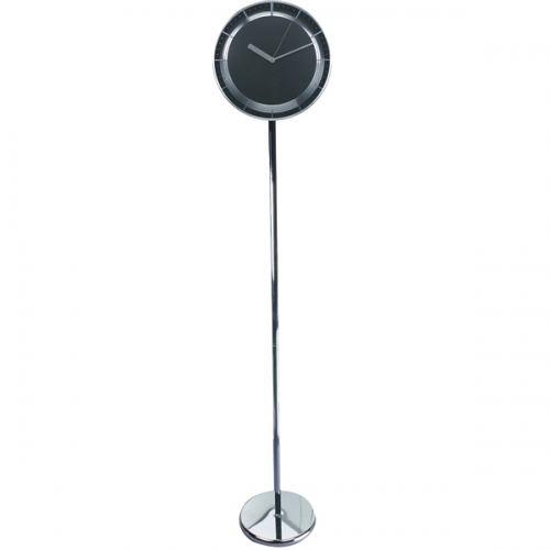 Aluminium floor standing clock