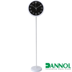 Plastic floor standing clock