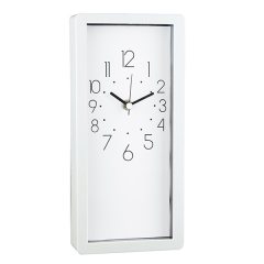 Plastic wall clock and table clock 2in1