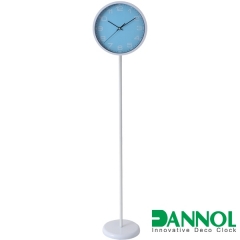 Plastic floor standing clock