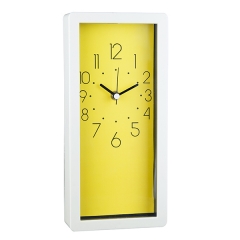 Plastic wall clock and table clock 2in1