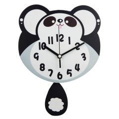 MDF animal design cartoon wall clock