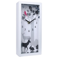 Wooden Wall Clock and Table Clock 2 in 1