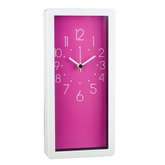 Plastic wall clock and table clock 2in1