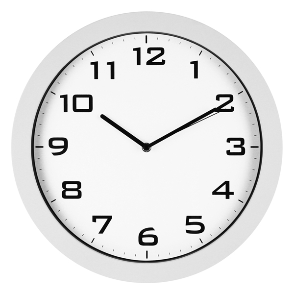 simple style plastic wall clock