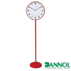 Plastic floor standing clock