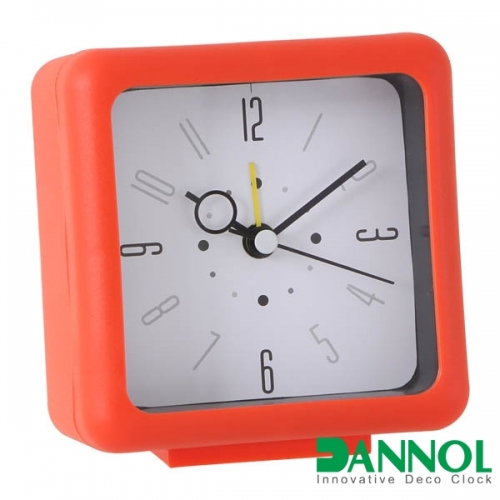 Plastic table alarm clock