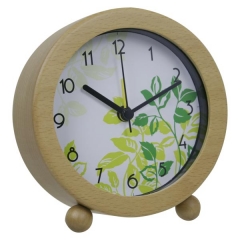 Wooden Table Alarm Clock