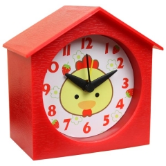 Plastic table alarm clock