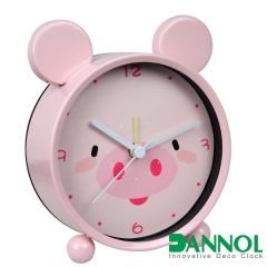 Animal shape metal alarm clock