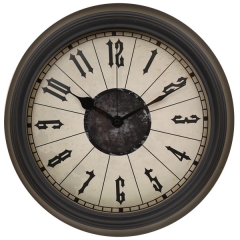 Iron wall clock