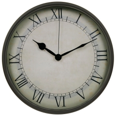 Metal wall clock