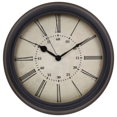 Iron wall clock