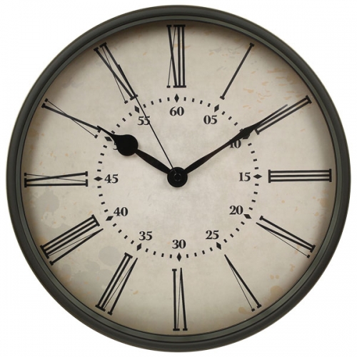 Metal wall clock