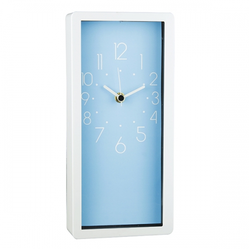 Plastic wall clock and table clock 2in1