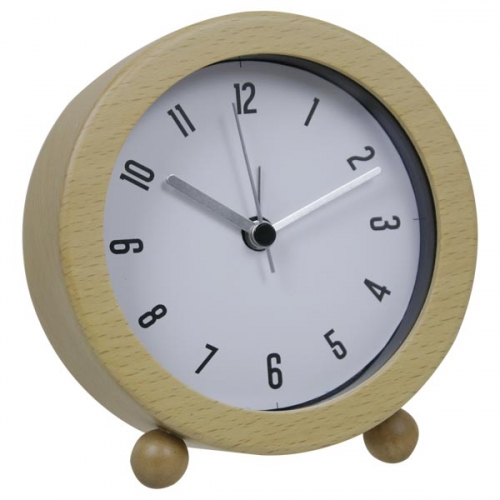 Wooden Table Alarm Clock