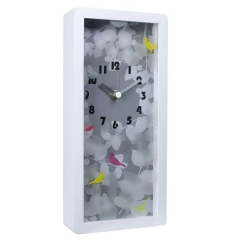 Wooden Wall Clock and Table Clock 2 in 1