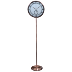 Iron floor standing clock