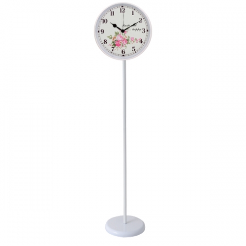 Iron floor standing clock