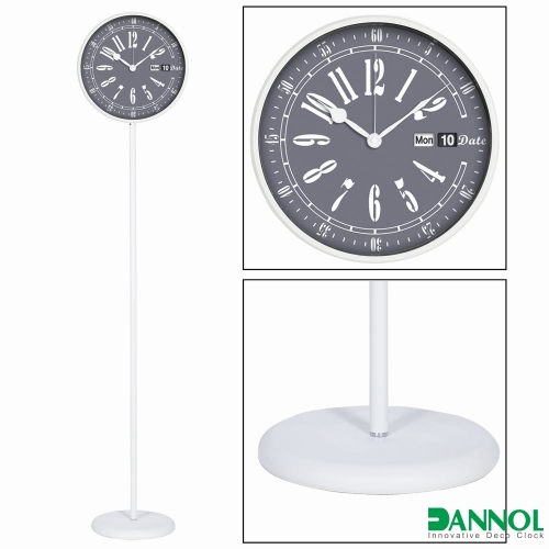 Iron floor standing clock