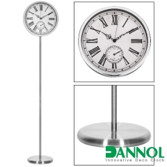 Iron floor standing clock