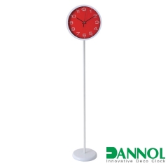 Plastic floor standing clock