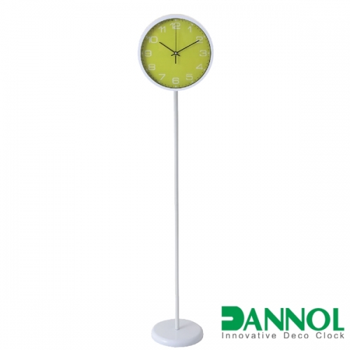 Plastic floor standing clock