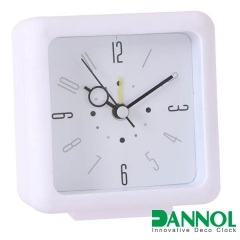 Plastic table alarm clock