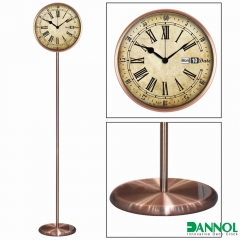 Iron floor standing clock